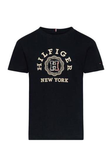 Monotype Arch Tee S/S Tommy Hilfiger Black