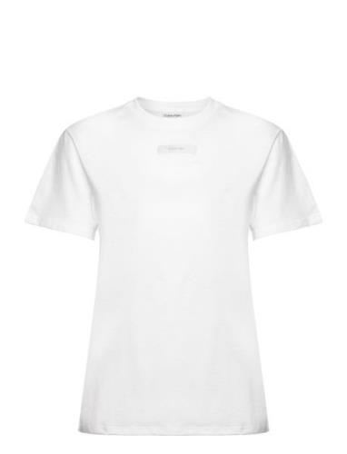 Micro Logo T Shirt Calvin Klein White