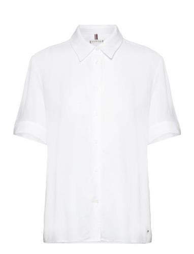 Essential Fluid Ss Shirt Tommy Hilfiger White