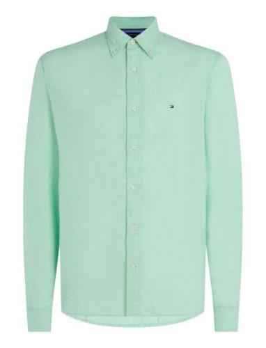 Pigment Dyed Li Solid Rf Shirt Tommy Hilfiger Green