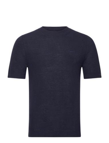 Pique T-Shirt GANT Blue