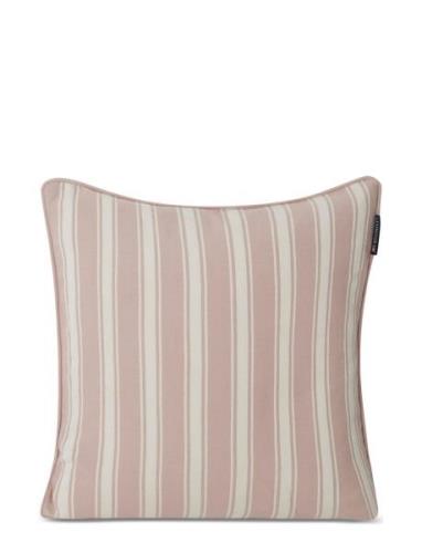 All Over Striped Organic Cotton Twill Pillow Cover Lexington Home Pink