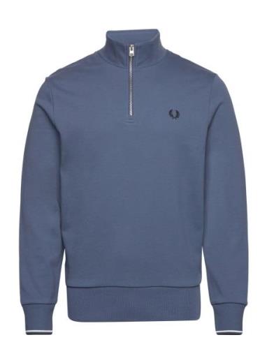 Half Zip Sweatshirt Fred Perry Blue