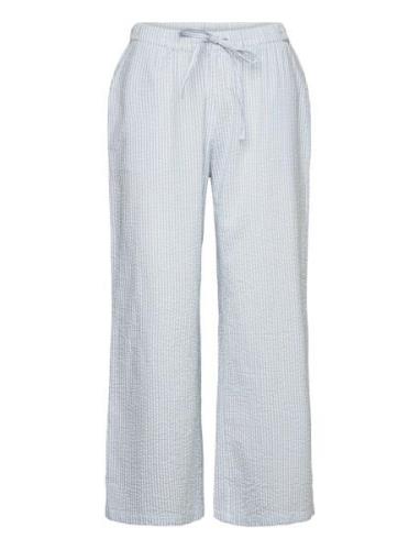 Trousers Pyjama Seersucker Lindex Blue