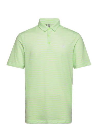 Mesh Print Polo Adidas Golf Green