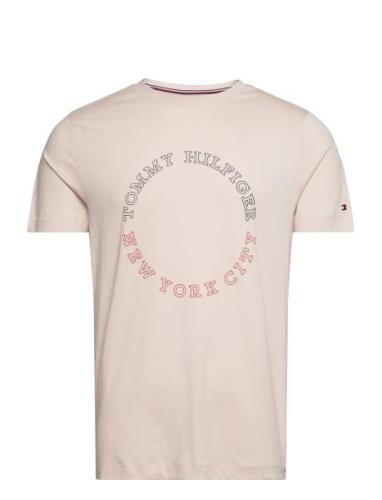 Monotype Roundle Tee Tommy Hilfiger Beige