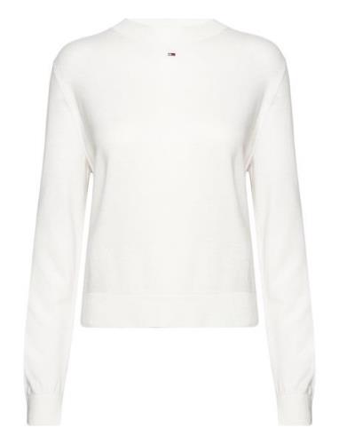 Tjw Essential Crew Neck Sweater Tommy Jeans White