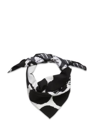 Rhulka Square Scarf Rosemunde Black