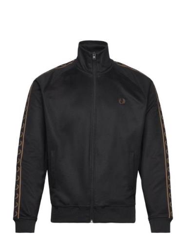 Contrast Tape Track Jkt Fred Perry Black
