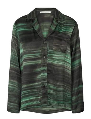 Branka - Shadow Shirt W Pockets Rabens Sal R Green