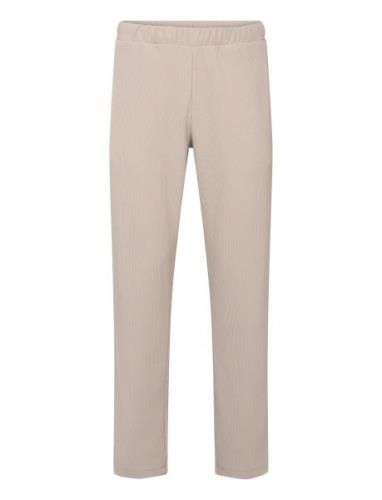 Slhstraight196-Plisse Trouser Ex Selected Homme Beige