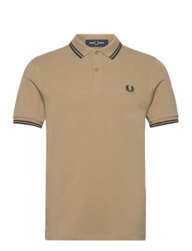 Twin Tipped Fp Shirt Fred Perry Brown