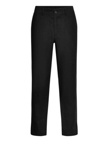 Seppo Linen Trousers FRENN Black