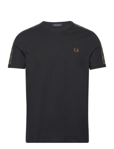 Taped Ringer T-Shirt Fred Perry Black