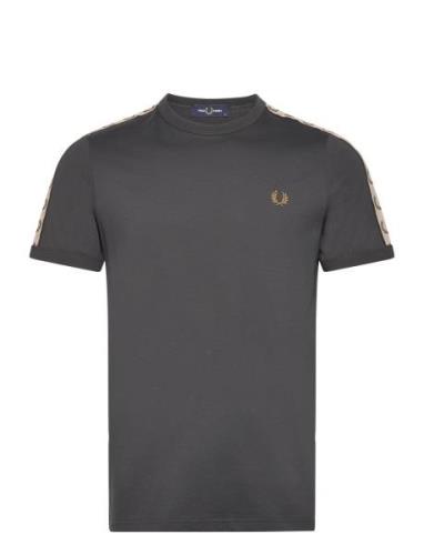 C Tape Ringer T-Shirt Fred Perry Grey