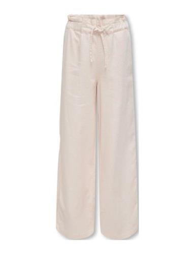 Kogcaro Pb Wide Linen Bl Pant Pnt Kids Only Pink