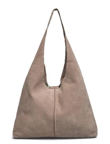 Leather Shopper Bag Mango Beige