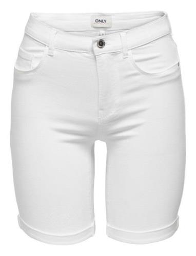 Onlrain Life Mid Long Dnm Shorts Noos ONLY White