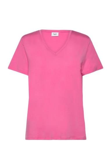 Adeliasz V-N T-Shirt Saint Tropez Pink