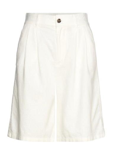 Onlcaro Hw Wide Linen Bl Shorts Cc Tlr ONLY Cream