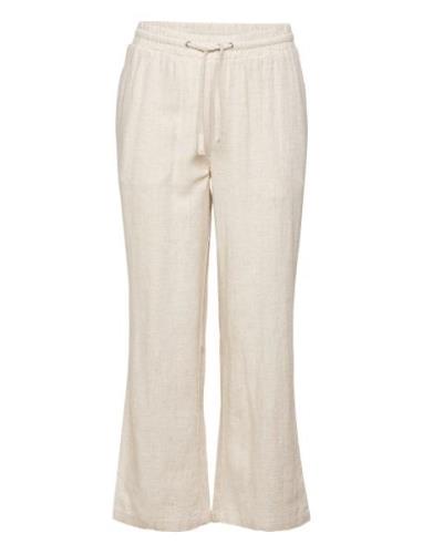 Grcamille Linen Pants Grunt Beige