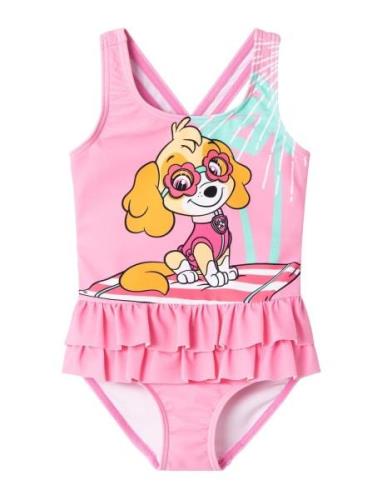 Nmfmusa Pawpatrol Swimsuit Cplg Name It Pink