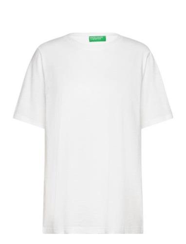 Short Sleeves T-Shirt United Colors Of Benetton White