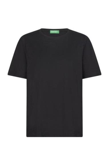 Short Sleeves T-Shirt United Colors Of Benetton Black