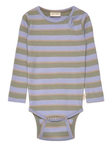 Body L/S Modal Double Striped Petit Piao Patterned