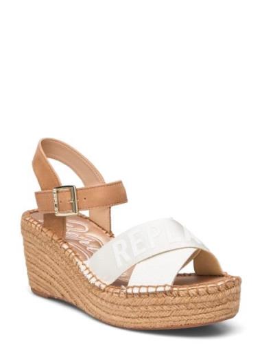 Susan Cross Espadril Replay White