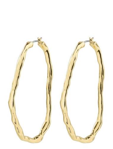 Light Recycled Large Hoops Pilgrim Gold