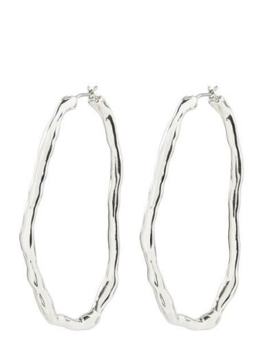 Light Recycled Large Hoops Pilgrim Silver