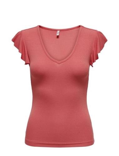 Onlbelia Cap Sleeve Top Jrs Noos ONLY Pink