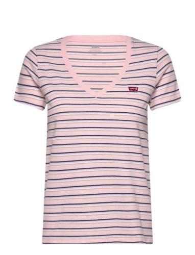 Perfect Vneck Cool Stripe Chal LEVI´S Women Pink