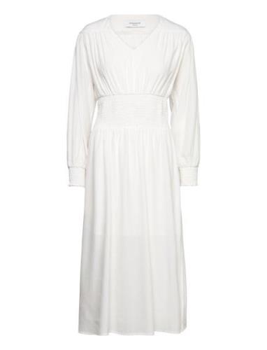 Dress W/ Smock Rosemunde White