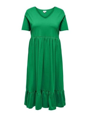Carmay Life S/S Peplum Calf Dress Jrs ONLY Carmakoma Green