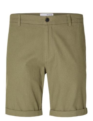 Slhslim-Luton Flex Shorts Noos Selected Homme Green