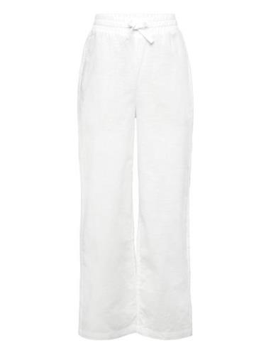 Allan Linen Pants Grunt White