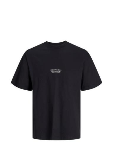 Jorvalencia Back Tee Ss Crew Neck Jack & J S Black