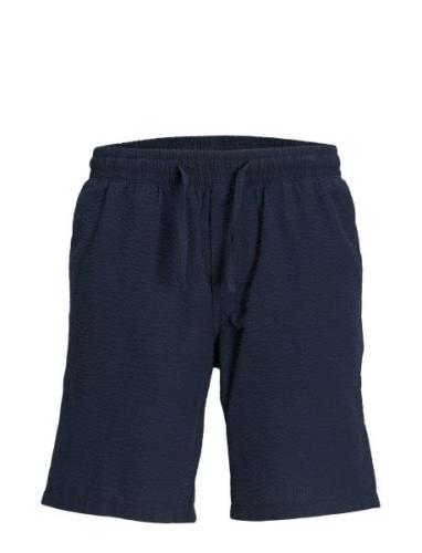 Jpstjaiden Jjpalma Seersucker Short Jack & J S Blue