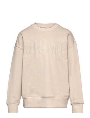 Over Printed Sweatshirt Tom Tailor Beige