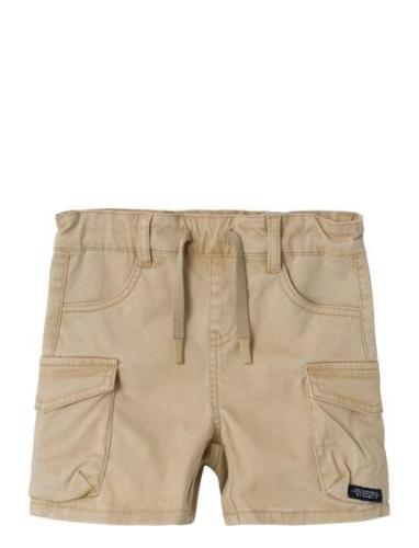 Nmmben Bag Cargo Twi Shorts 1771-Hi Noos Name It Beige