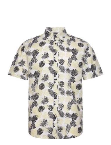 Relaxed Printed Slubyarn Shirt Tom Tailor Green