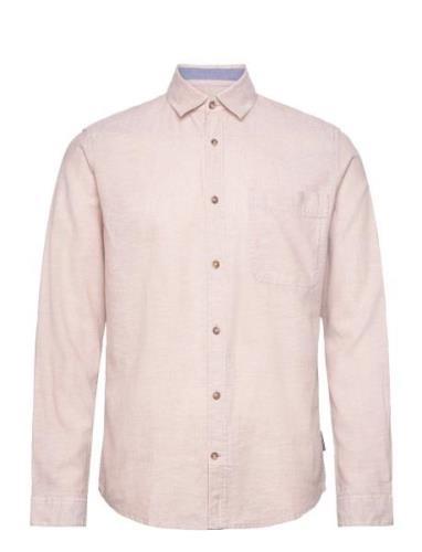 Cotton Linen Shirt Tom Tailor Pink