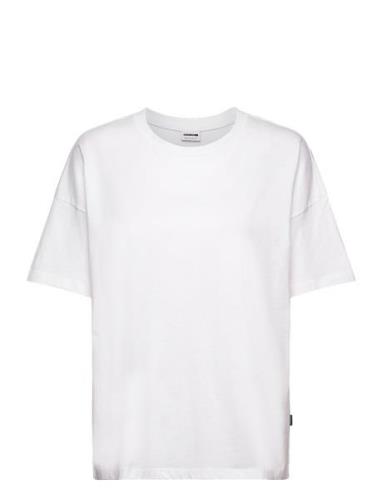 Nmida S/S O-Neck Top Fwd Noos NOISY MAY White