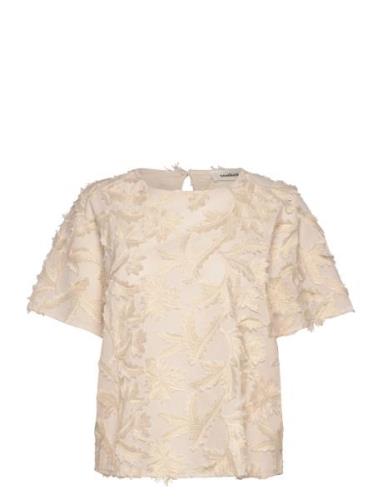 Sllucia Blouse Ss Soaked In Luxury Cream