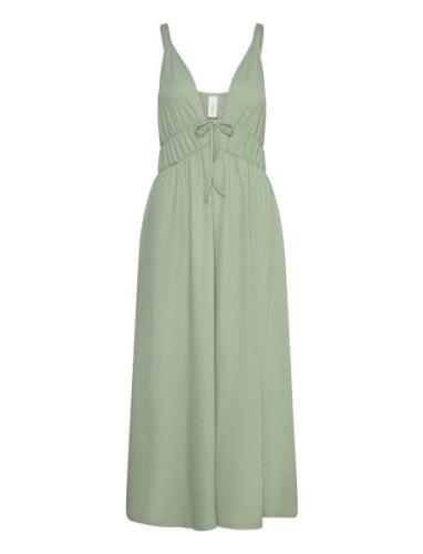 Yastrima Strap Long Dress - Ka YAS Green