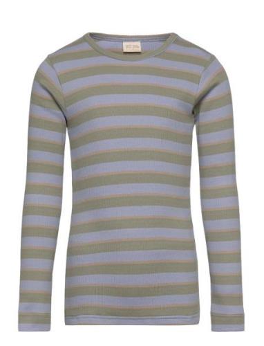 T-Shirt L/S Modal Double Striped Petit Piao Patterned