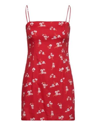 Joie Mini Dress Bardot Red