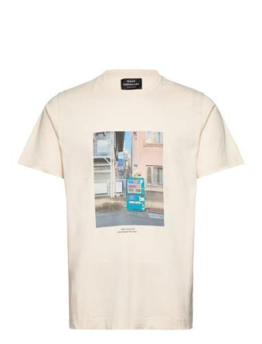 Cotton Jersey Frode Tokyo Diary Tee Mads Nørgaard Cream